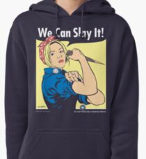 Buffy the Riveter Pullover Hoodie