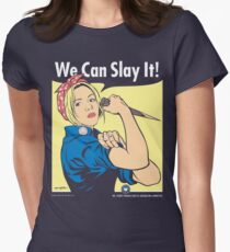 Buffy the Riveter Women's Fitted T-Shirt