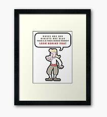 Little Monkey Poem Framed Print