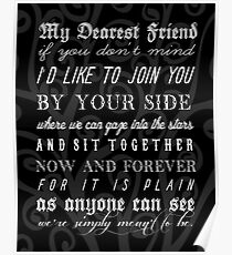 We're simply meant to be Poster
