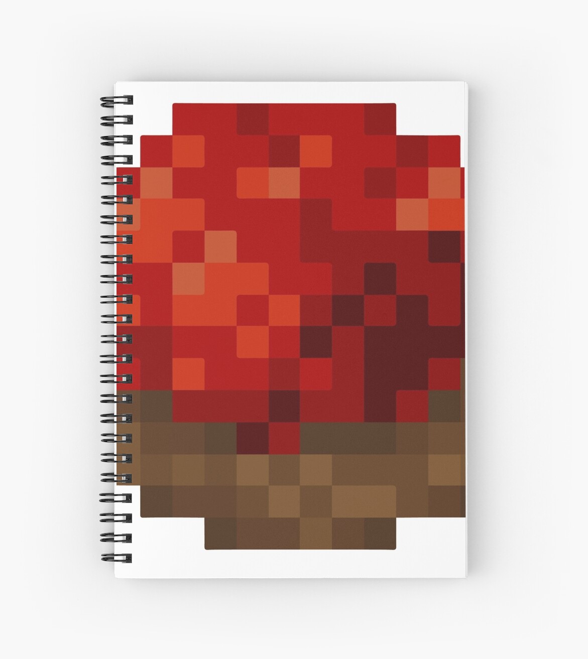 Redstone Minecraft Cake Spiral Notebook By Toinane Redbubble