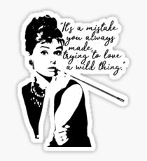 Breakfast at Tiffanys Sticker