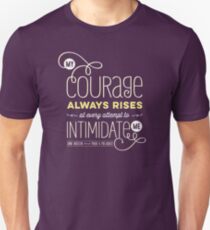 Camiseta unisex Jane Austen: "Mi valor siempre aumenta"