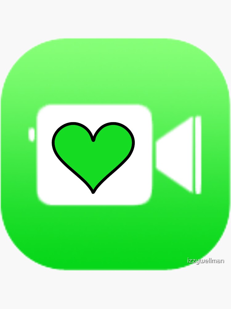 "FaceTime Love" Sticker by izzywellman Redbubble