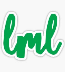 lml lowercase Sticker