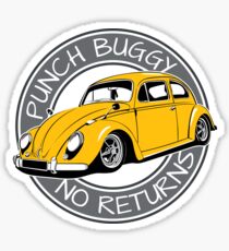 Punch Buggy, No Returns Sticker
