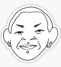 Ohyuk-BW Sticker