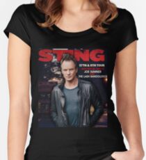 sting 57th & 9th tour 2017 Women's Fitted Scoop T-Shirt