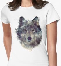 Wolf // Durchhalte dich Tailliertes T-Shirt für Frauen