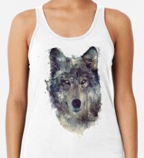 Wolf // Durchhalte dich Tanktop für Frauen