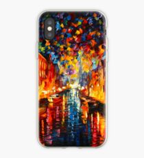 NIGHT COPENHAGEN - Leonid Afremov iPhone Case