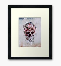Floral Skull RPE Framed Print