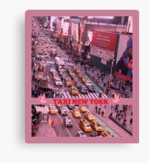TAXI NEW YORK Canvas Print