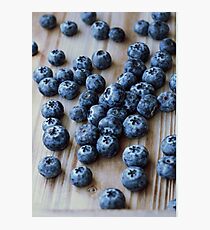 Scandinavian blueberries Photographic Print