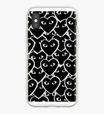 Monogram Comme Des Garcon Black iPhone Case