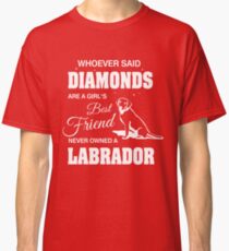 Woman Labrador T Shirt Gift Classic T-Shirt