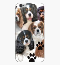 Cavalier Spaniel Family Group iPhone Case