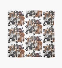 Cavalier Spaniel Family Group Scarf
