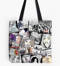 peyton's artwork collage Tote Bag