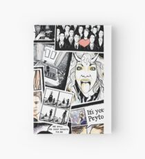 peyton's artwork collage Hardcover Journal