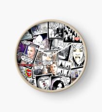 peyton's artwork collage Clock