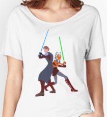 Star Wars: Anakin and Ahsoka - Master and Padawan Women's Relaxed Fit T-Shirt