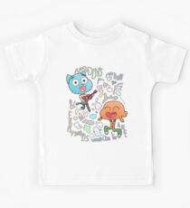 Nobody's A Nobody Gumball and Darwin Kids T-Shirt