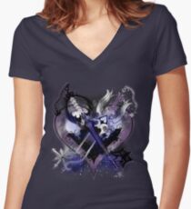 Kingdom Hearts - Oathkeepeer & Oblivion Women's Fitted V-Neck T-Shirt