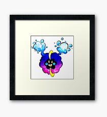 Watercolor Nebby Framed Print