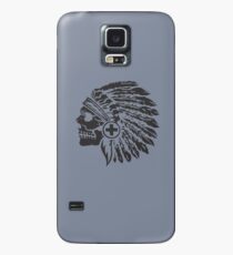 Native Headdress and skull Case/Skin for Samsung Galaxy