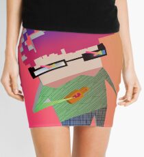 Coffee Face Mini Skirt