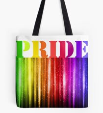 Regenbogen-Schein-Stolz-Kunst, LGBTQ Stolz Tote Bag