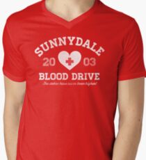 Sunnydale Blood Drive Men's V-Neck T-Shirt