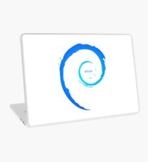 Debian Logo Blue Laptop Skin