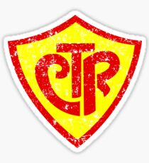 CTR Choose The Right Grunge Style Shield Sticker