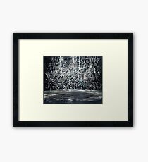 WDVH - 0015 - Heavy Turn Blue Framed Print