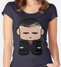 Romneo'bot Politico'bot Toy Robot 1.0 Women's Fitted Scoop T-Shirt