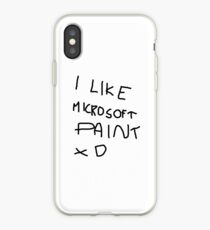 I Like Microsoft Paint iPhone Case