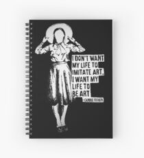 Carrie Fisher Spiral Notebook