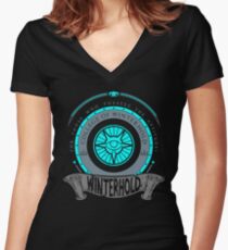 College of Winterhold - Winterhold Women's Fitted V-Neck T-Shirt