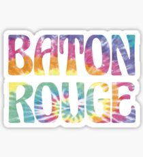 BATON ROUGE TIE DYE Sticker