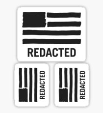 State of Secrecy Med/Sm 3-Sticker Pack (Redacted Version) Sticker