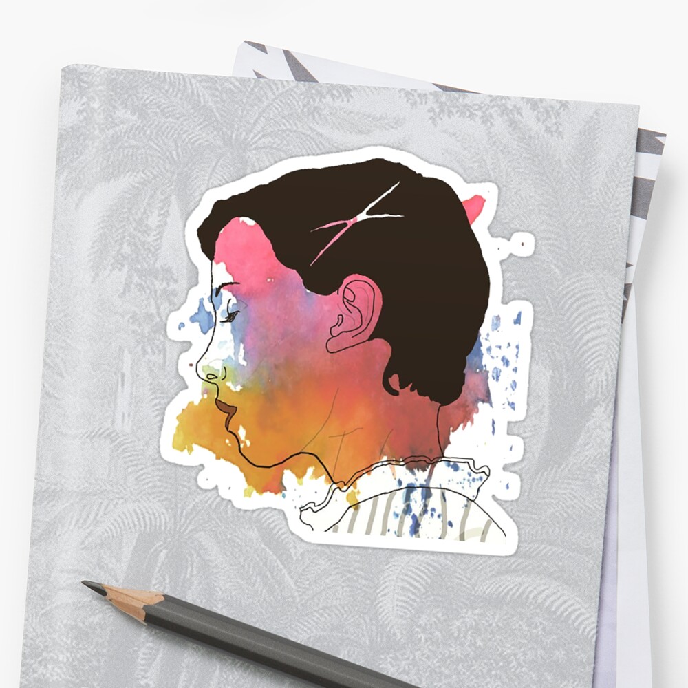 Stranger Things Millie Bobby Brown Eleven And Demogoron Sticker