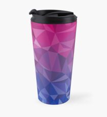 Geometric Bi Pride Travel Mug