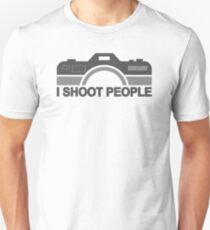 I Shoot People Photography Text Unisex T-Shirt