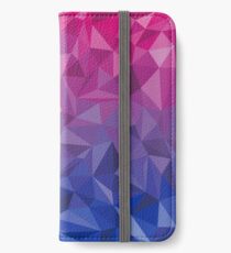 Geometrischer Bi-Stolz iPhone Flip-Case/Hülle/Skin
