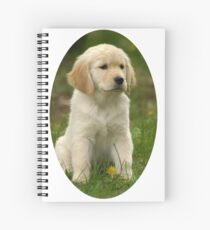 Cute Golden Retriever Puppy Spiral Notebook