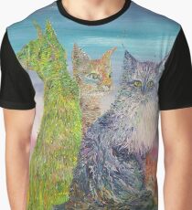 FOUR CATS Graphic T-Shirt