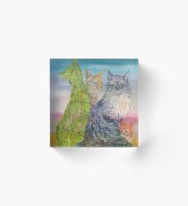 FOUR CATS Acrylic Block