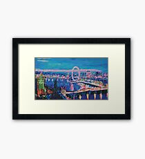 London eye Framed Print